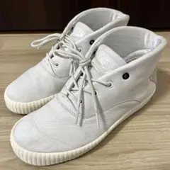 Onitsuka Tiger レザースニーカー 23cm ミドルカット 白