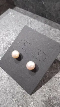 池蝶本真珠ピアス