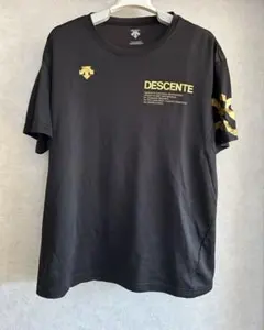DESCENTE スポーツシャツ ブラック　O