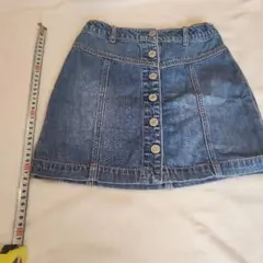 GAPデニムスカート 140cm ボタンフロント