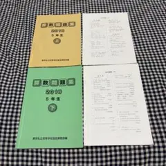東京私立初等学校協会算数部編 算数問題集 2025 6年生 上下セット