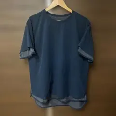 Snow Peak スーパードライ2レイヤーTシャツ　ネイビー　XL 半袖のサムネイル