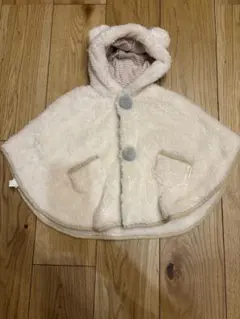 新品未使用　プティマイン　ケープ　アウター　ポンチョ　petite main