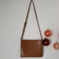 YAHKI ヤーキ ショルダーバッグ レザーバッグ ブラウン