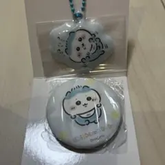 ちいかわベイビー 缶バッジ、ぷっくりキーホルダー ハチワレ