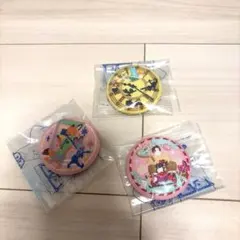 ディズニー　刺繍缶バッチ　3種セット