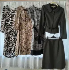 onにもoffにも♪ドゥクラッセなど全4着婦人服まとめ売り