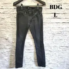 BDG ブラックデニム ダメージ スキニー ストレッチ リメイク 作業