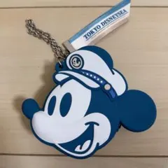 【美品】東京ディズニーシー 25周年 ミッキー ポーチ コインケース チャーム