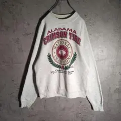 USA製 90s フルーツオブザルーム アラバマ 大学 スウェット カレッジ