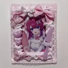 ♡ ホイップデコ トレカケース 量産型 ピンク リボン b8 ナイフ ♡