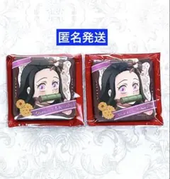 鬼滅の刃　バレンタイン＆ホワイトデー　缶バッジ　竈門禰豆子　2点セット