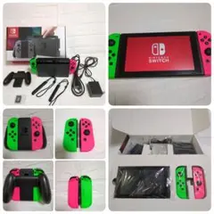 Nintendo Switch 本体　セット　SDカード　グリーン　ピンク