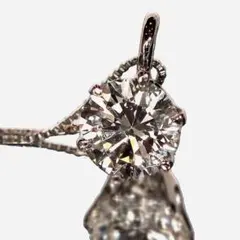 大粒 0.5ct ダイヤモンドペンダント VS1-VS2　最高グレードDカラー