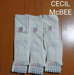 新品 CECIL McBEE スクールソックス 3足セット 23 24 25のサムネイル