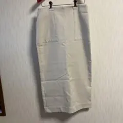 Spick＆span アイボリー タイトスカート 前面ポケット付き36サイズ