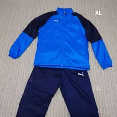 【美品】PUMA 中綿 ウインドブレーカー 上XL下L 上下セット