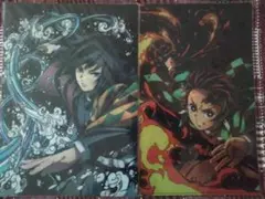 鬼滅の刃　全集中展　冨岡義勇　竈門炭治郎　クリアファイル