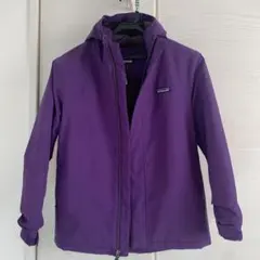 パタゴニア　patagonia 紫色 フード付きジャケット