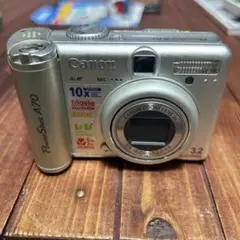 動作確認品】Canon Powershot A700 シルバー キャノン - メルカリ