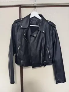 SHEIN ブラックライダースジャケット M
