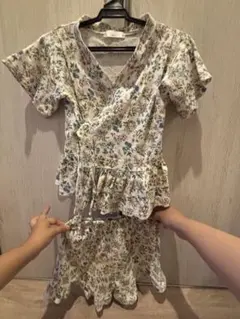 花柄甚平　120サイズ