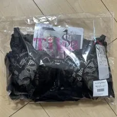 Tika ブラック ブラジャー C75 ブラジャーショーツセット 下着　レース
