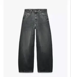ZARA TRF バギーバルーン ミッドライズデニム