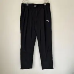 【PUMA】ナイロンパンツ ウエストベルト付き XL 登山 アウトドア 裏起毛