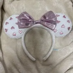 ミニー耳カチューシャ ハート模様