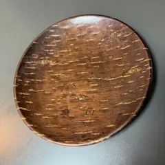 秋田角館 樺細工 桜皮細工 丸盆 菓子盆 24cm 伝統工芸