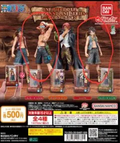 ONE PIECE ミニチュアコレクション　ルフィ、エース