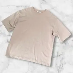 限定値下！エアリズムコットンオーバーサイズTシャツ5分袖ユニセックス ピンクXL