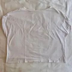 GU ホワイト クロップド 半袖Tシャツ Mサイズ