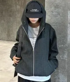 CIAOPANIC TYPY UNISEX チェックフルジップシャツジャケット