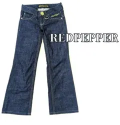 希少　レッドペッパー　ローライズ　フレアデニムパンツ　Y2K