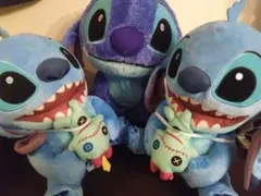 ディズニー スティッチ ぬいぐるみ オハナ イトコ スクランプ - 일본