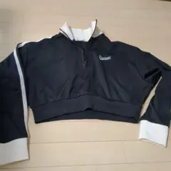 INGNI ハーフジップ スウェット ショート丈
