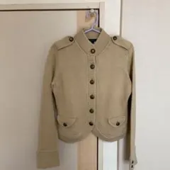 ニットカーデ、ノーカラージャケットのサムネイル