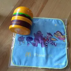 マクドナルドキャラクター タオル・保存容器セット