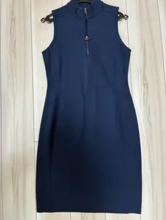 LAUREN by Ralph Lauren ノースリーブワンピース ネイビー