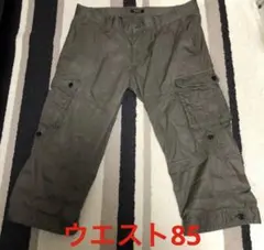 バーバリー　ブラックレーベル　七分丈　ハーフパンツ　カーゴパンツ　ウエスト85のサムネイル