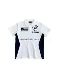 ColdAsia y2k opium 刺繍ロゴ ポロシャツ 半袖 ストリート