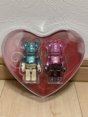 極美品】ゾンベアープチ クリアブルー/ビターチョコ ソフビ 2体セット