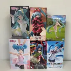 初音ミク フィギュア セット 6体 まとめ売り プライズ セガ バンプレ
