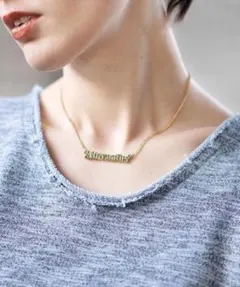 X-girl ALTERNATIVE CHARM NECKLACE ゴールドのサムネイル
