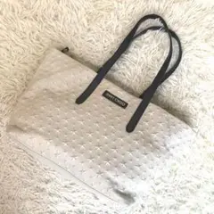 JIMMY CHOO トートバッグ スターエンボス ホワイトのサムネイル