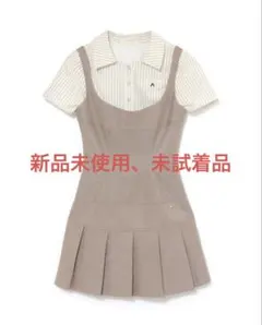 andmary Era pleats set mini dress beige - メルカリ