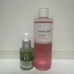 medicube ピンクトナー Anua 15アゼライン酸 セット