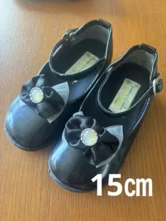 フォーマル　シューズ　キッズ　リボン
